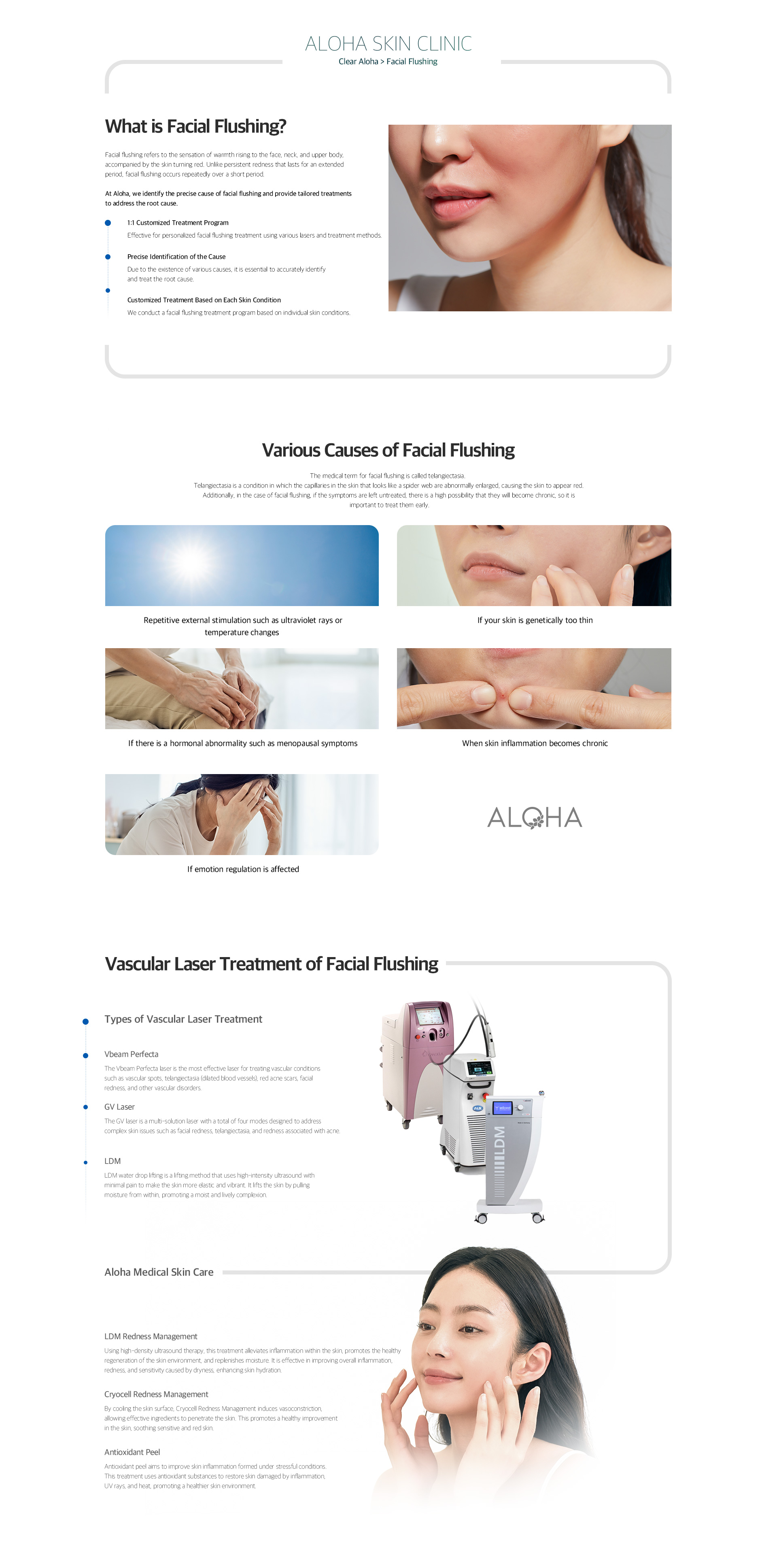 Facial flushing